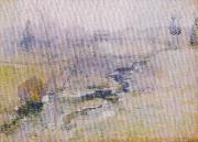 John Henry Twachtman End of Winter Sweden oil painting artist